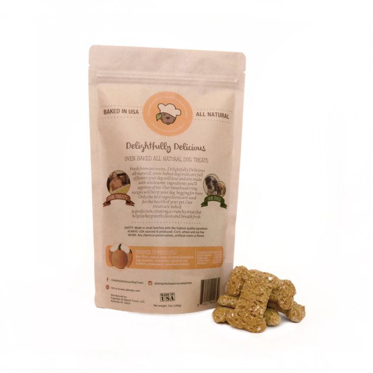 Oven Baked Organic Pumpkin Dog Treat